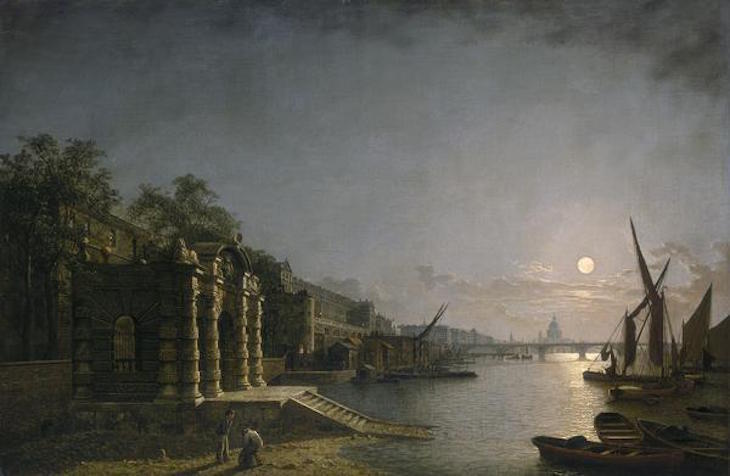 The watergate, in its final aqueous days. c.1850, Henry Pether